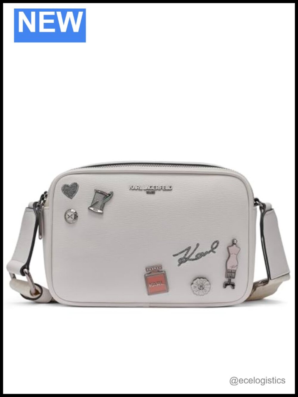 Karl Lagerfeld Maybelle Choupette Crossbody PVC Handbag Satchel